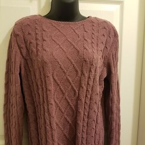 Women's Croft & Barrow Maroon Sweater